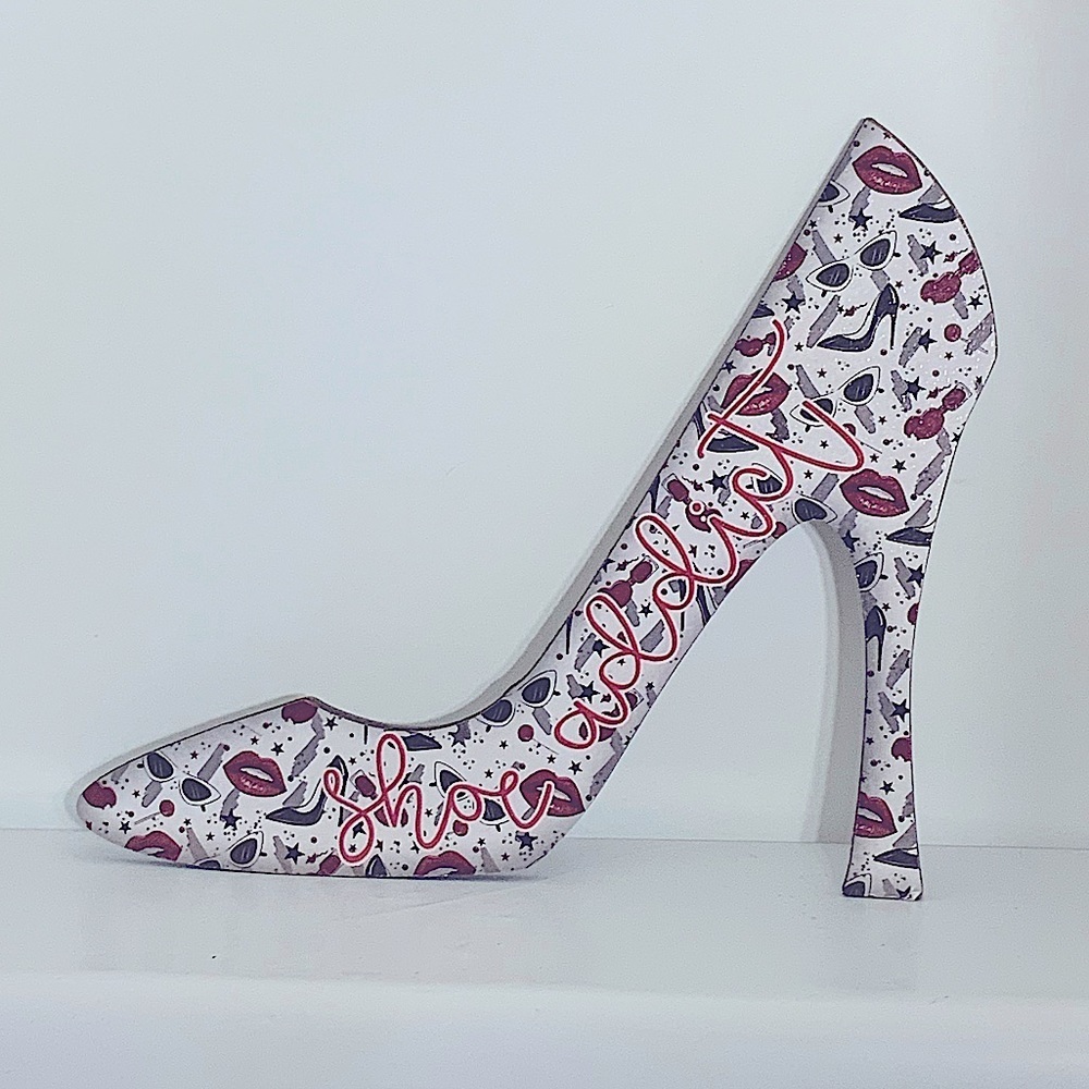 Plaque High Heel Wall Sign Picture Fashion Diva Home Decor 10 W X 8 H inches - Picture 8 of 11